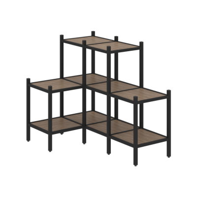 Стеллаж офисный угловой Лофт VR.L-37