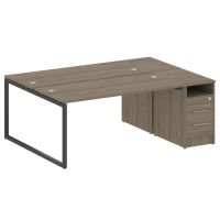 Бенч-система с тумбой на О-обр. м/к Метал систем Quattro 40БО.РС-СТП-2.4