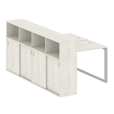 Бенч-система с шкафом-купе на О-обр. м/к Метал систем БО.РС-СШК-4.1