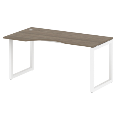 Стол криволинейный левый на О-обр. м/к Metal System Quattro 50БО.СА-1 (L)