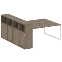 Бенч-система с шкафом-купе на О-обр. м/к Метал систем Quattro 40БО.РС-СШК-4.5