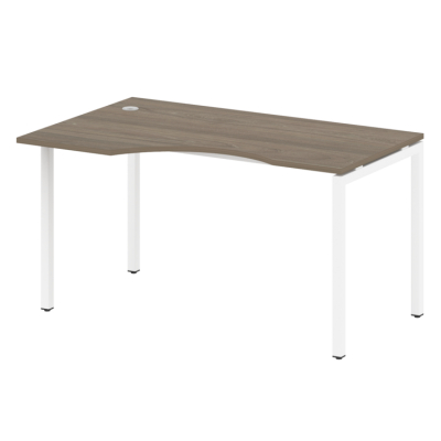 Стол криволинейный левый на П-обр. м/к Метал систем Quattro 40БП.СА-2 (L)