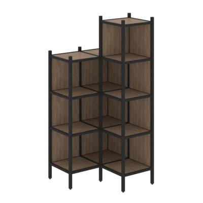 Стеллаж офисный угловой Лофт VR.L-38