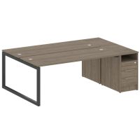 Бенч-система с тумбой на О-обр. м/к Метал систем Quattro 50БО.РС-СТП-2.5